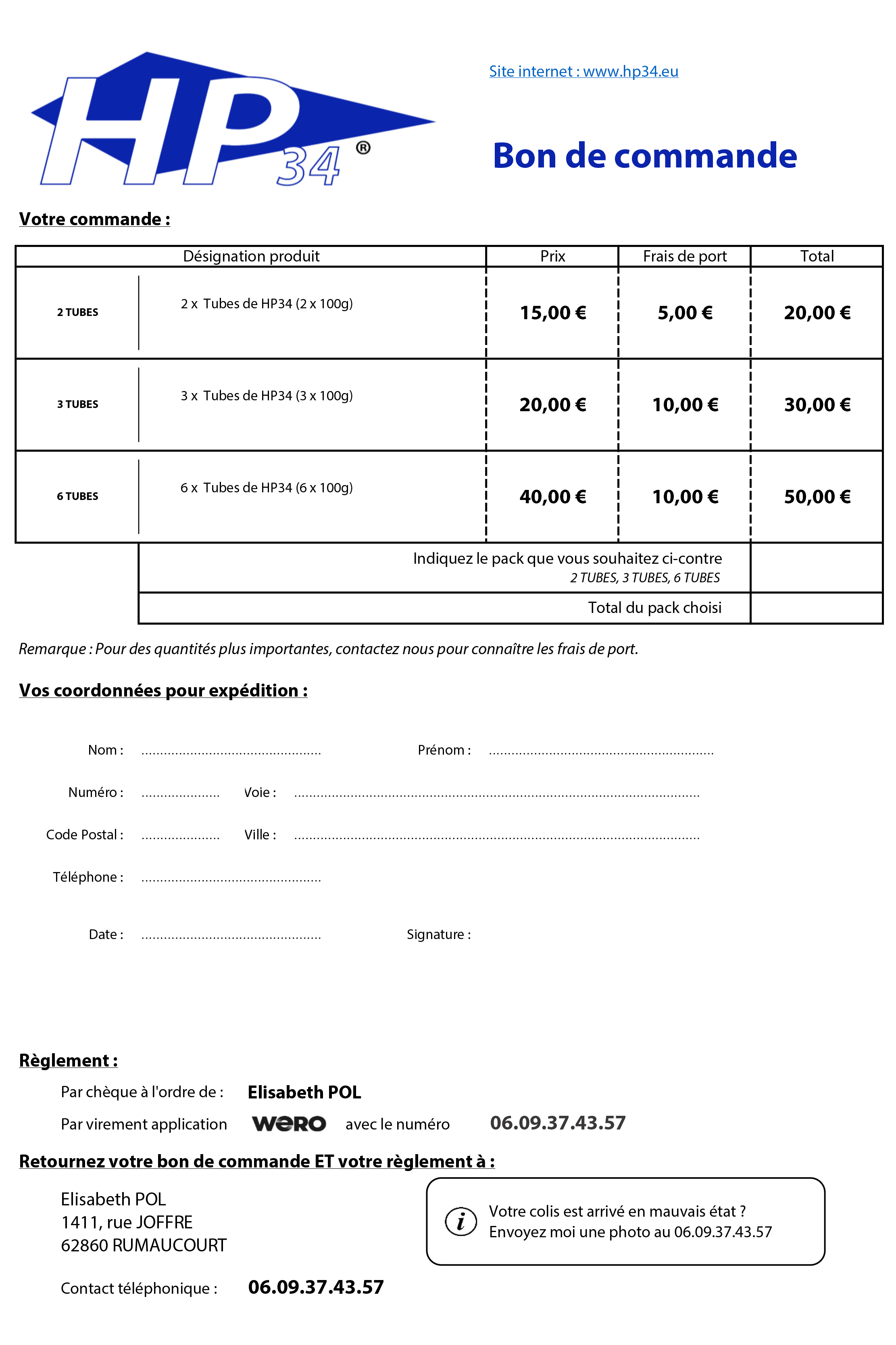 HP34 Pâte à polir en kit pour métaux - Swiss Distribution